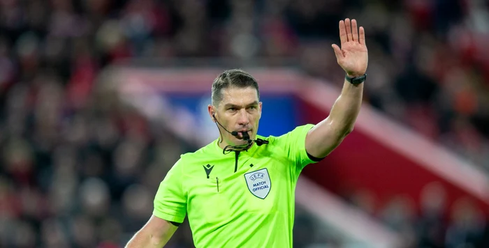 Istvan Kovacs will lead the most important match of the European season. Profimedia photo