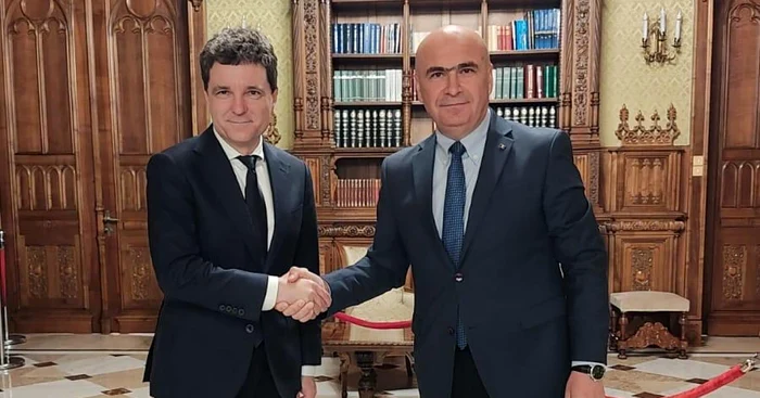 Nicușor Dan and Ilie Bolojan Photo: Facebook/Nicușor Dan