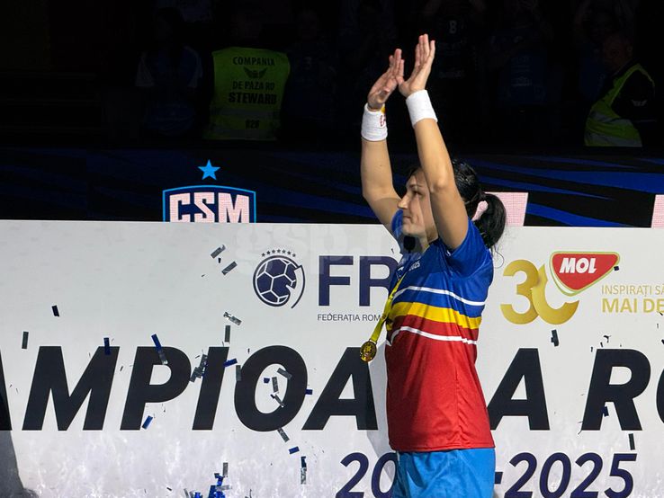 Cristina Neagu played the last official match of the handball career. Photo: Sergiu Alexandru (gsp.ro)