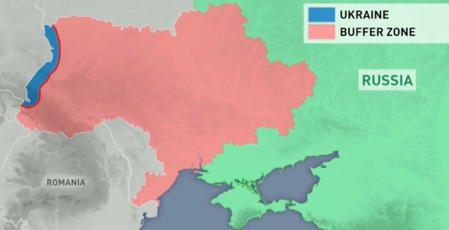 Medvedev's proposal would be based on Russia's occupation of almost all of Ukraine.