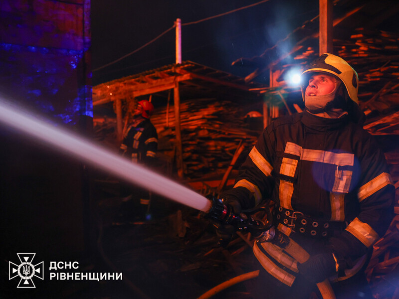 At night, the drones of the Russian Federation flew to the Rivne region. There are wounded, infrastructure damaged