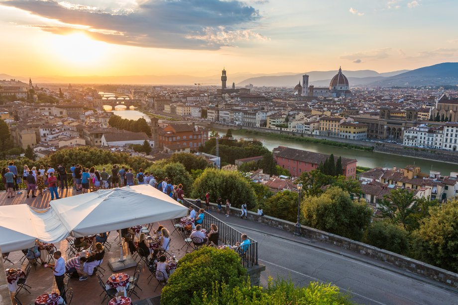 Sunset from Piazzale Michelangelo