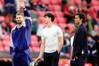Radu Drăgușin a fost surprins pe teren, înainte de finala Europa League