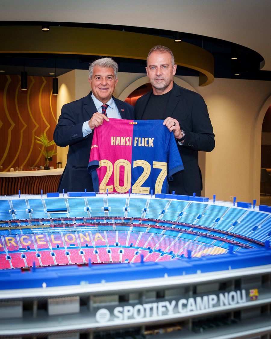 Hansi Flick has signed! Contract by 2027