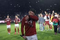 What did Marius Șumudică do while Cristi Săpunaru was crying on the ground after withdrawal