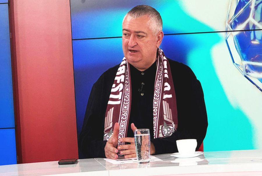 Marian Iancu, in the Studio of the Sports Gazette, with the Flararul Rapid at the neck Daniel Pancu at Rapid? Viruent Marian Iancu filmed and gave the verdict