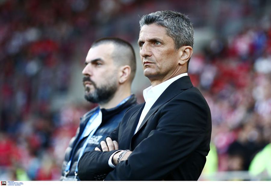 Răzvan Lucescu, in Olympiakos - PAOK, photo: Sportal.gr 4 goals in Olympiakos - PAOK, derby in Greece »Răzvan Lucescu fights for the Champions League
