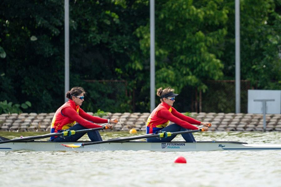 Andrada Moroșanu and Mariana Dumitru at what 2025 Photo: FR Rowing/Balint Czucz Start launched for tricolor boats at European Rowing »Enache and Cornea champions, the best European time in history