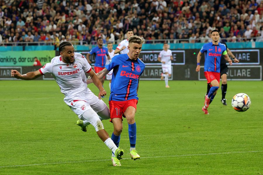 FCSB - Dinamo ended 3-1 Cisotti vs. Pop, mm and cafu