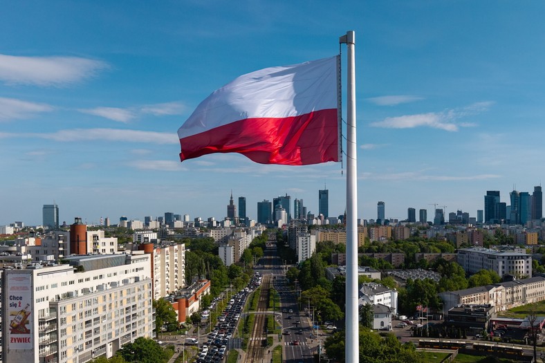 Panorama of Warsaw (illustrative photos)
