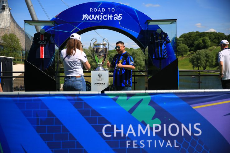 Welcome to the UEFA Champions League festival in Munich. Photo: Ionuț Iordache (gsp.ro)