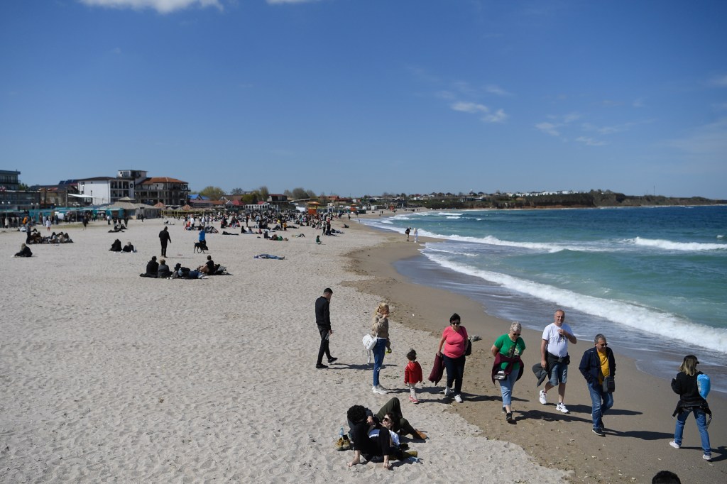 The Romanian coast, in the mini -vacation on May 1st. Inquam Photos / Alex Nicodim