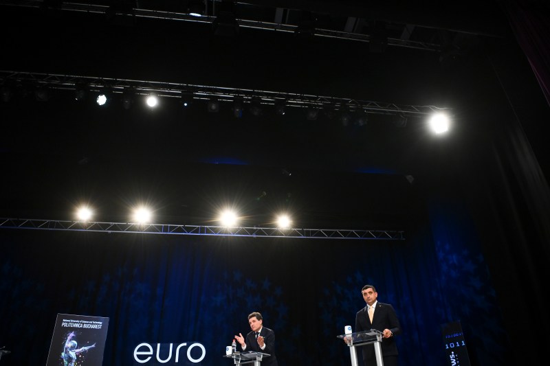 Unprecedented: The only debate George Simion-Nicușor Dan, resuming on five TV stations