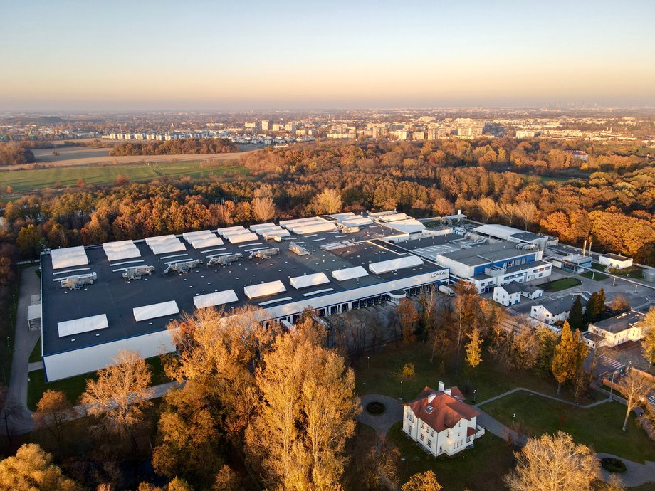 Factory in Kanie near Pruszków