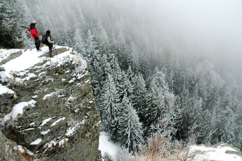 Mountain snow - where is the thickest layer of snow in Romania