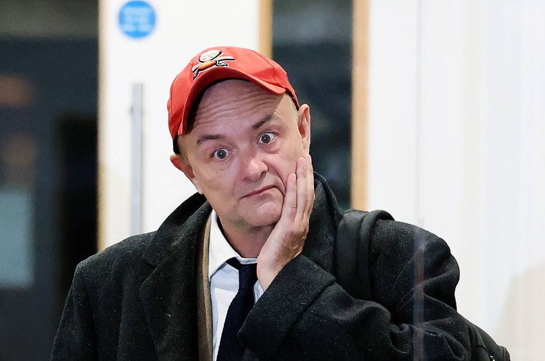 Dominic Cummings, former adviser to Prime Minister Boris Johnson, after testifying during the Covid-19 Pandemic Investigation Commission. London, October 31, 2023