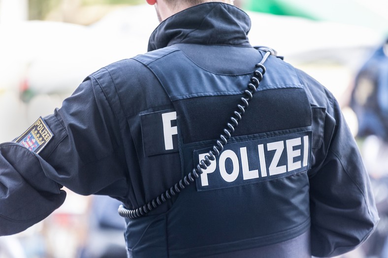 German policeman, illustrative photo