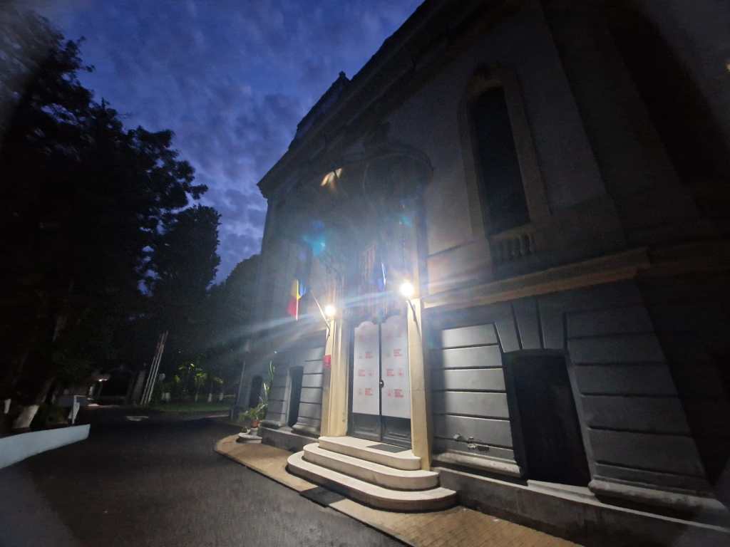 PSD headquarters on Sunday evening when announcing the results of the exit-pools of the presidential elections 2025. Photo: Hotnews
