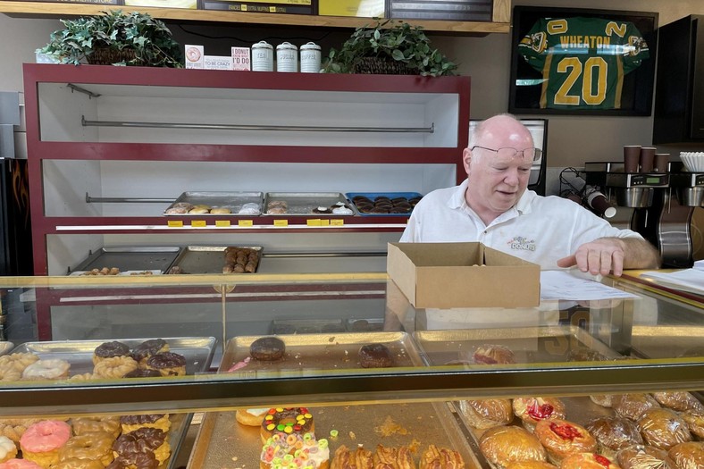 Dean Weaver is the owner of a donut store in Eugene
