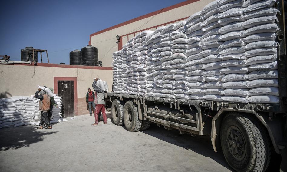 Trucks entered Gaza after nearly three months of locking