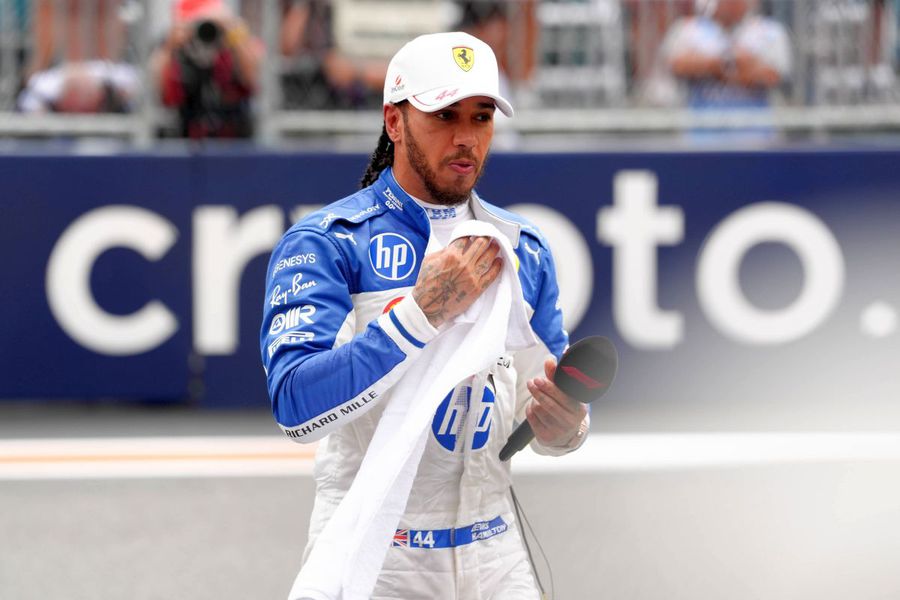 Lewis Hamilton, angry on the Ferrari strategy during the Grand Formula 1 prize from Miami