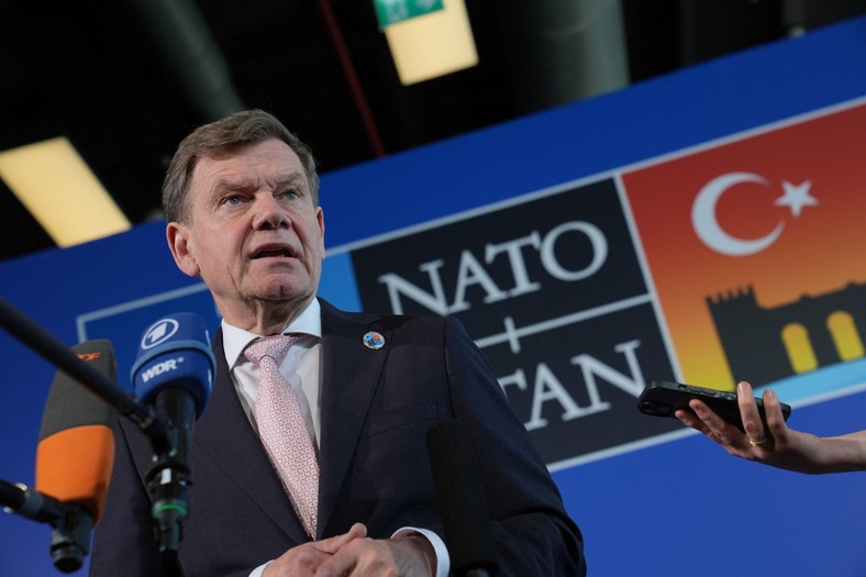 German Foreign Minister Johann Wadephul before the informal meeting of NATO foreign ministers in Antalya, Turkey, May 15, 2025.