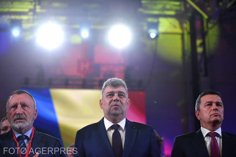 Paul Stănescu, Marcel Ciolacu and Sorin Grindeanu. Photo: Grigore Popescu / Agerpres