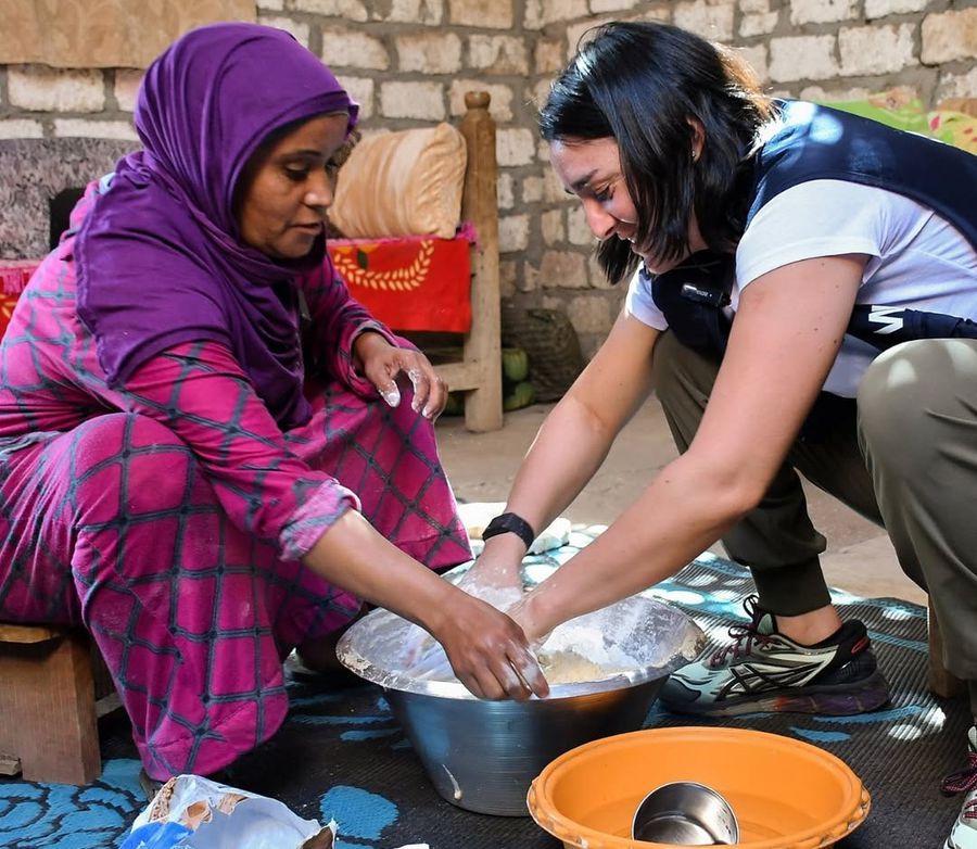 Ons Jabeur on a visit to Egypt as part of the World Photo Food Program: Instagram The confession of the finalist Triple Grand Slam: