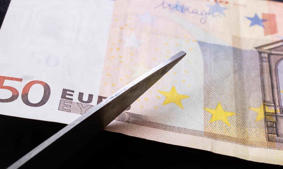 The government is cutting the interest rate on the bond, and the cut on the euro exchange rate is over