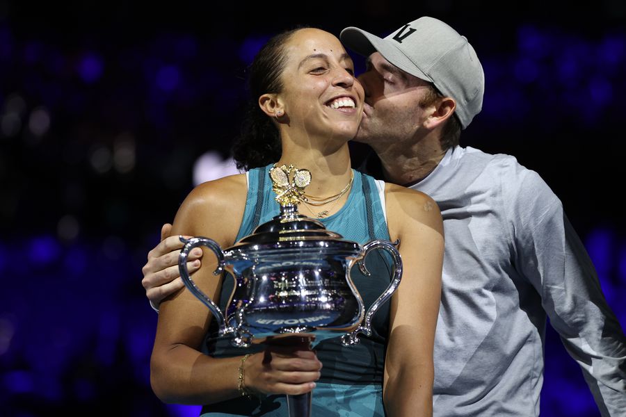 Madison Keys next to his husband and coach, Bjorn Fratango Photo: Guliver/Gettyimages Madison Keys revealed what her husband suggested before the Rome tournament:
