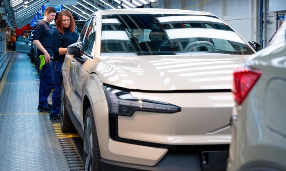 The production of the hit electrician Volvo has started in Europe. Until now it was created only in China