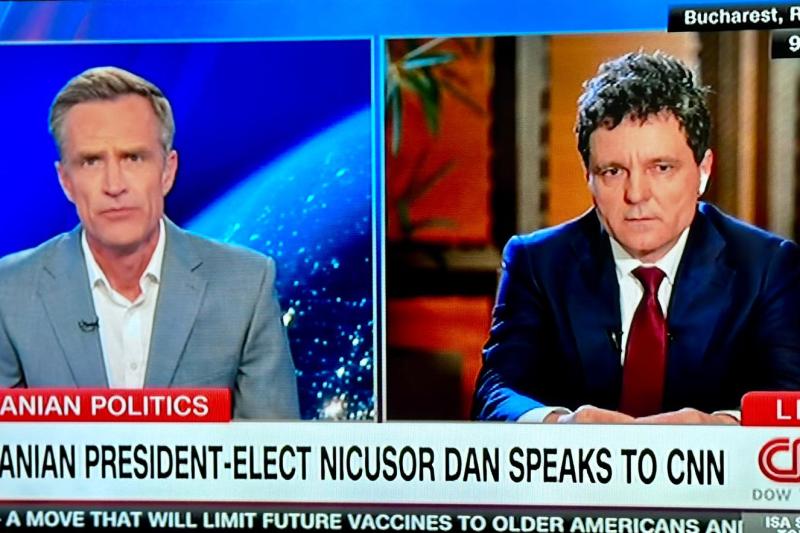 Nicușor Dan, interview at CNN: 