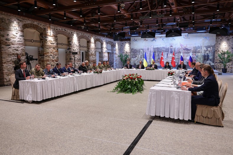 Meeting of the Ukrainian and Russian delegation in Istanbul, Turkey, May 16, 2025.