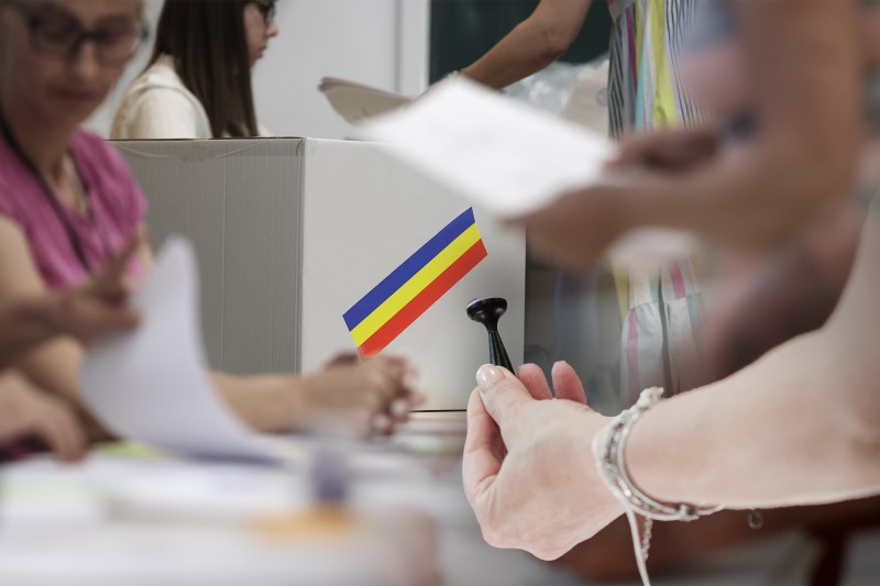 Presidential elections in Romania. Collage: Ion Mateș / Hotnews. Photo: Inquam Photos, Shutterstock