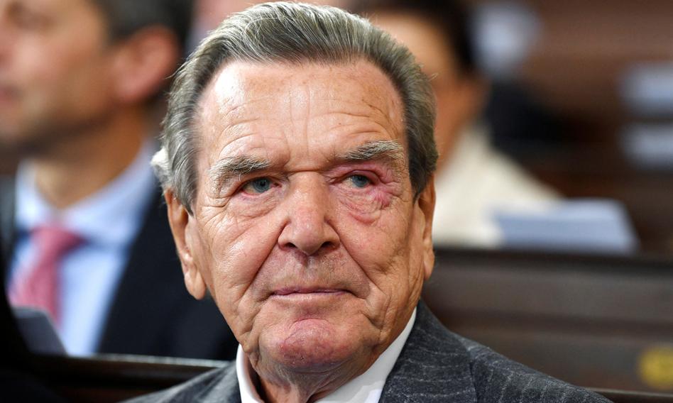 The former Chancellor Schroeder has a blocked account. It's about Russian transfers