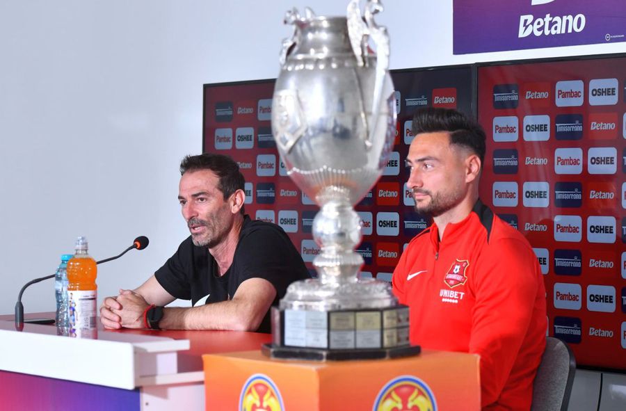 Ionuț Stoica țintește trofeul pentru care a mai jucat și în 2018 / FOTO: Cristi Preda (GSP) CFR Cluj - Hermannstadt, finala Cupei României Betano: 11.000 de oameni în tribune la Arad