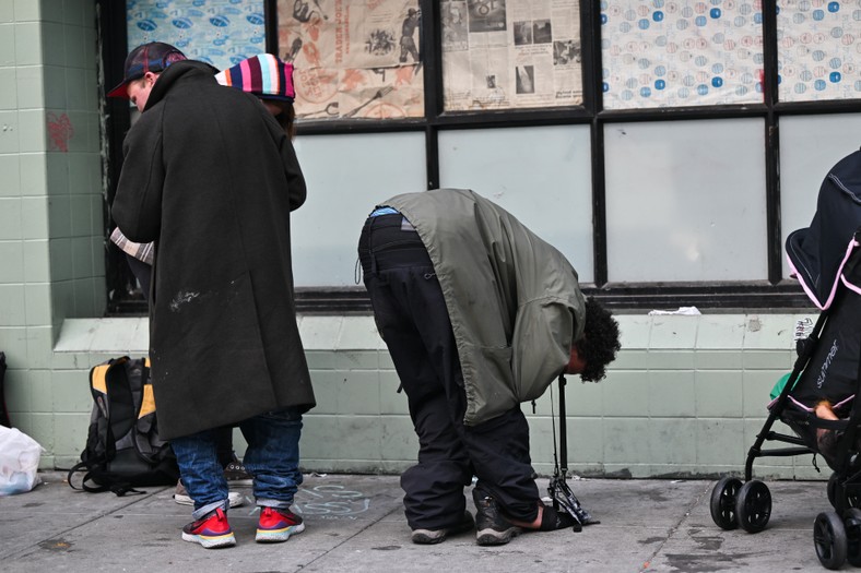 Homeless people in San Francisco