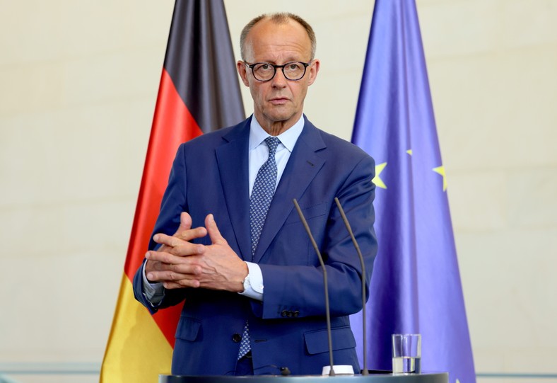 German Chancellor Friedrich Merz in Berlin, Germany, May 13, 2025.