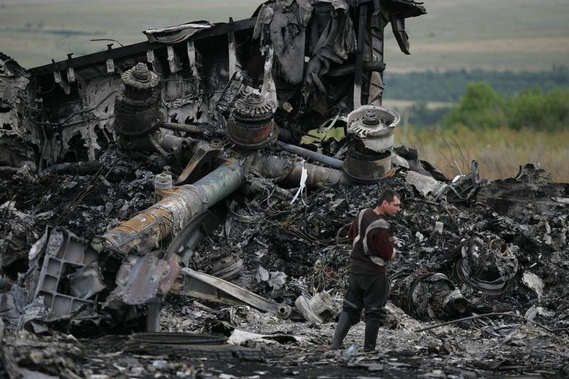 The remains of the MH17 flight, photo: Alexander Ermochenko / Zuma Press / Profimedia Images