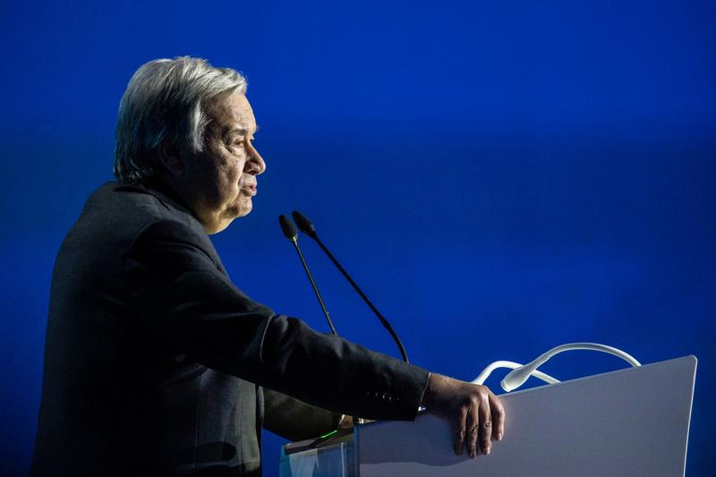 Antonio Getterres at COP27, photo: Gehad Hamdy / AFP / Profimedia Images