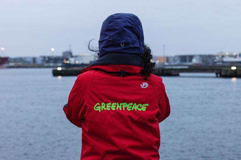 Activist Greenpeace, photo: Sameer al-doum / AFP / Profimedia