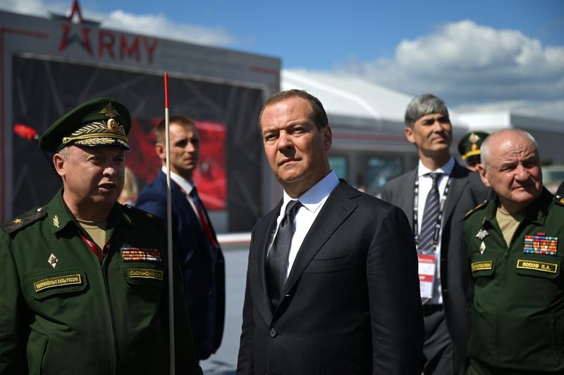Dmitri Medvedev, vice -president of the Security Council of the Russian Federation, photo: Pavel Bednyakov / Sputnik / Profimedia