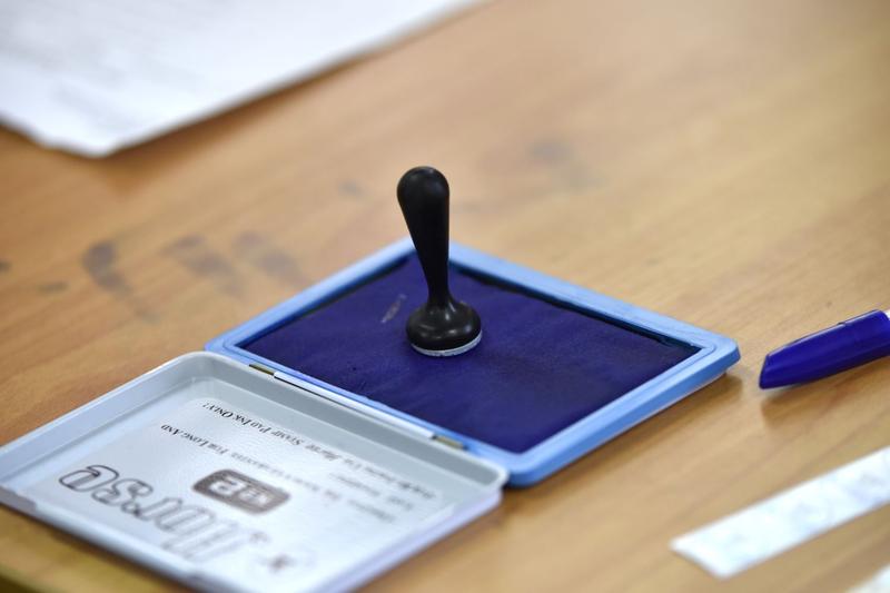 Voting stamp elections, photo: Inquam Photos / Bogdan Danescu