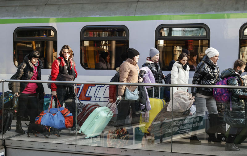 Ukrainian refugees in Germany, photo: Jochen Eckel / Imagebroker / Profimedia