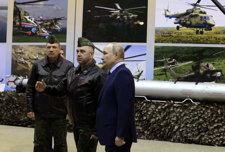 Vladimir Putin in Torżok, 27 March 2024