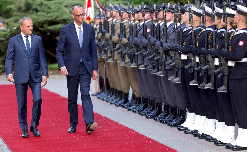 Friedrich Merz's visit to Warsaw, May 7, 2025.