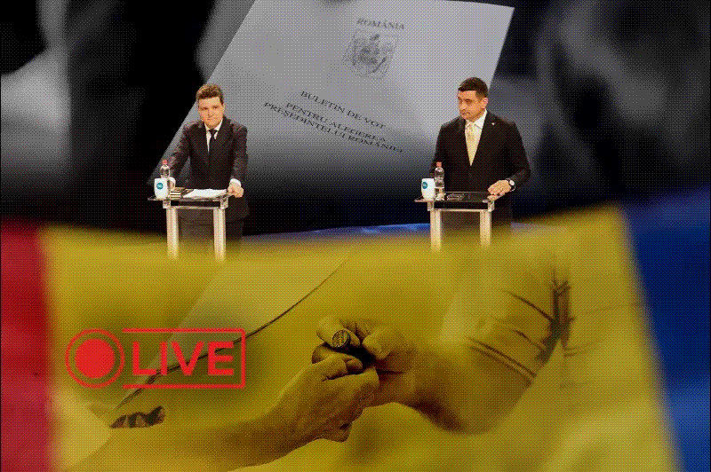Tour II of the presidential elections of 2025. Collage: Ion Mateș / Hotnews. Photo: Inquam Photos, Profimedia