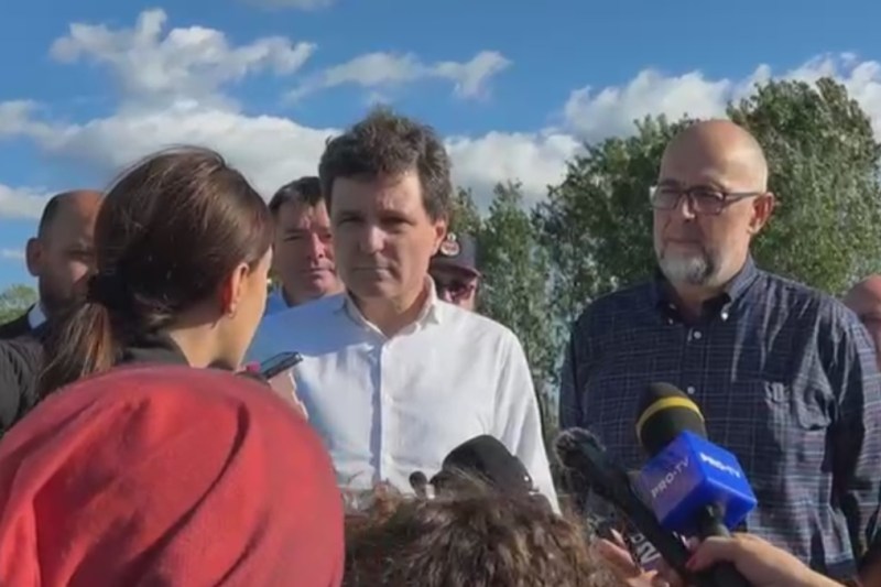 Video what Nicușor Dan replied, asked by a journalist why he came