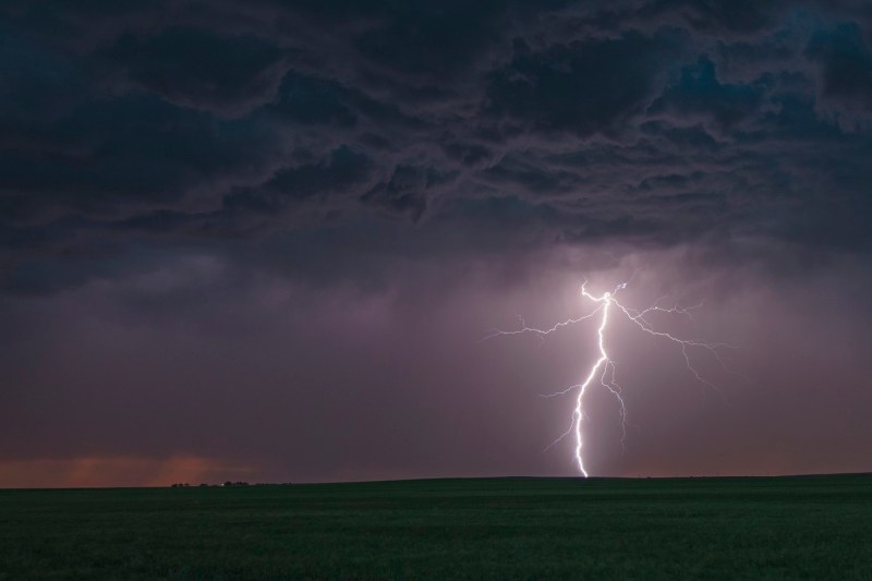 Two young people were hit by lightning. One died