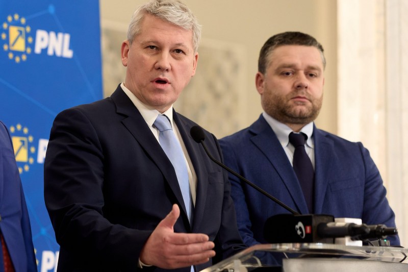 Cătălin Predoiu and Ciprian Ciucu. Photo: Lucian Alecu / Alamy / Profimedia